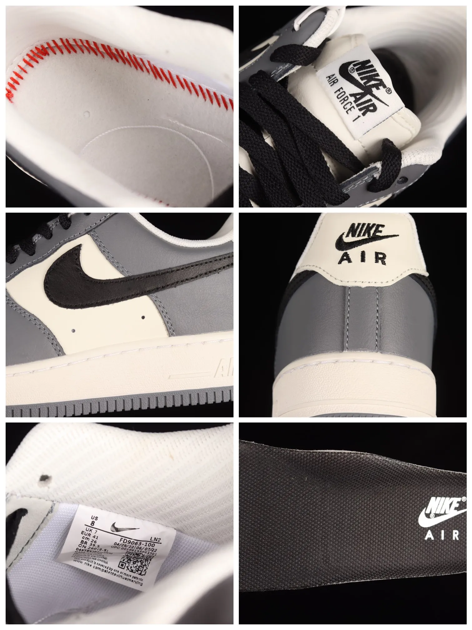 YASSW | Nike Air Force 1 Low Sail Grey Black FD9063-100 - A Comprehensive Review