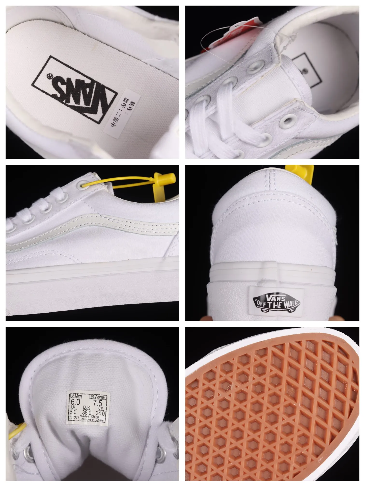 YASSW | Vans Old Skool Custom Made Shoes: White Collection Review