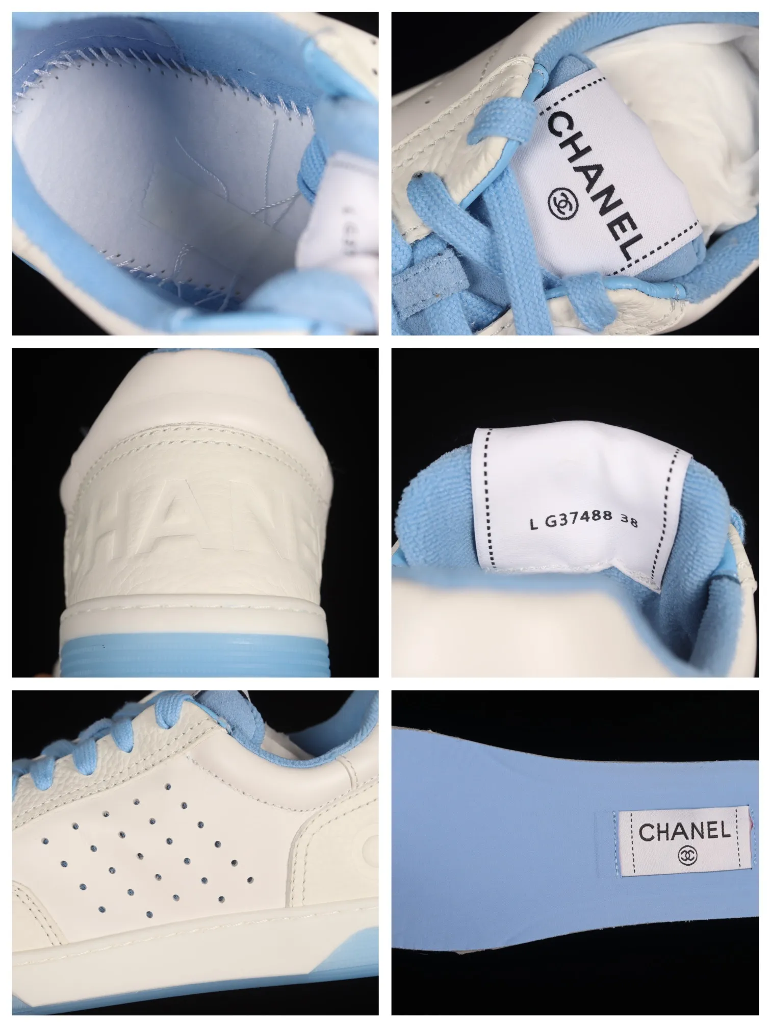 YASSW | Chanel Runner Tennis White Light Blue Leather Low Trainers Review