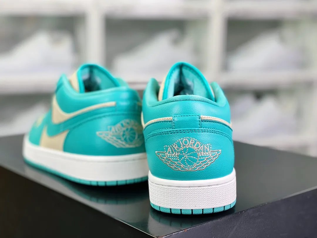 YASSW | Nike Air Jordan 1 Low Teal Sanddrift Beige Sneakers: A Detailed Review