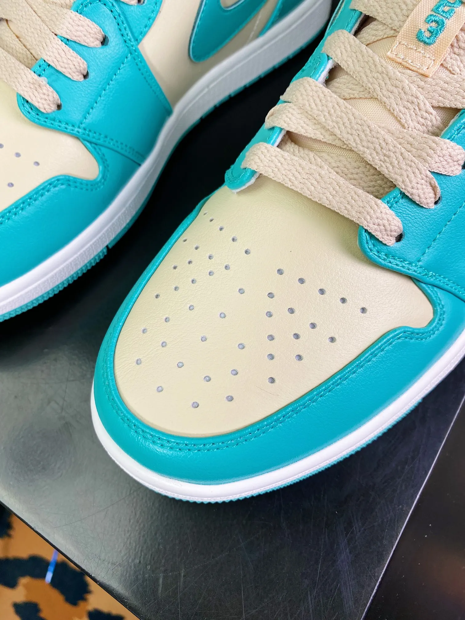 YASSW | Nike Air Jordan 1 Low Teal Sanddrift Beige Sneakers: A Detailed Review