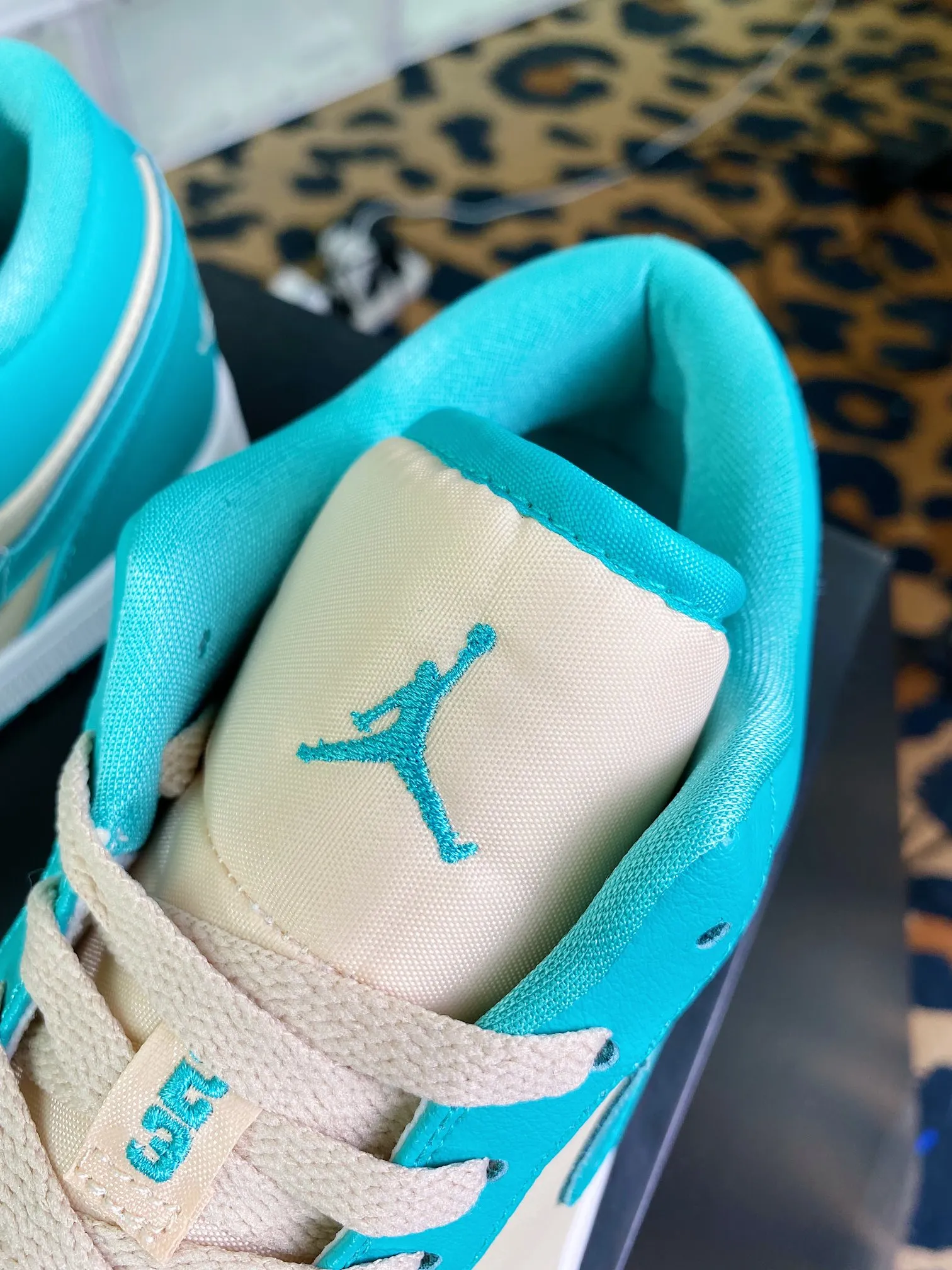 YASSW | Nike Air Jordan 1 Low Teal Sanddrift Beige Sneakers: A Detailed Review