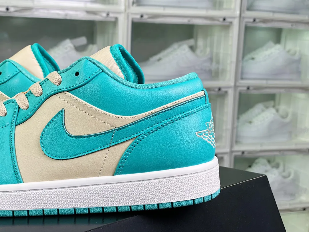 YASSW | Nike Air Jordan 1 Low Teal Sanddrift Beige Sneakers: A Detailed Review