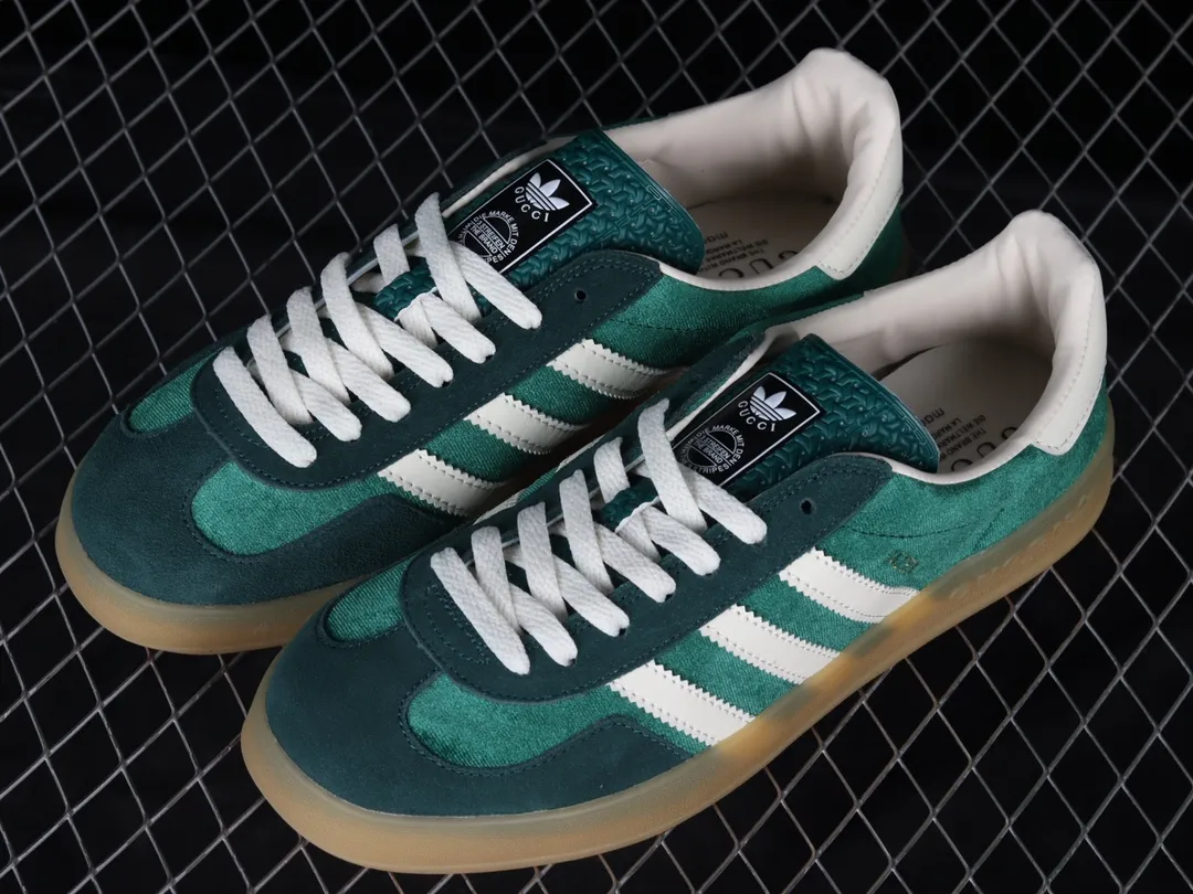 YASSW | Gucci x Adidas Gazelle 'Green Suede': A Fashion Evolution