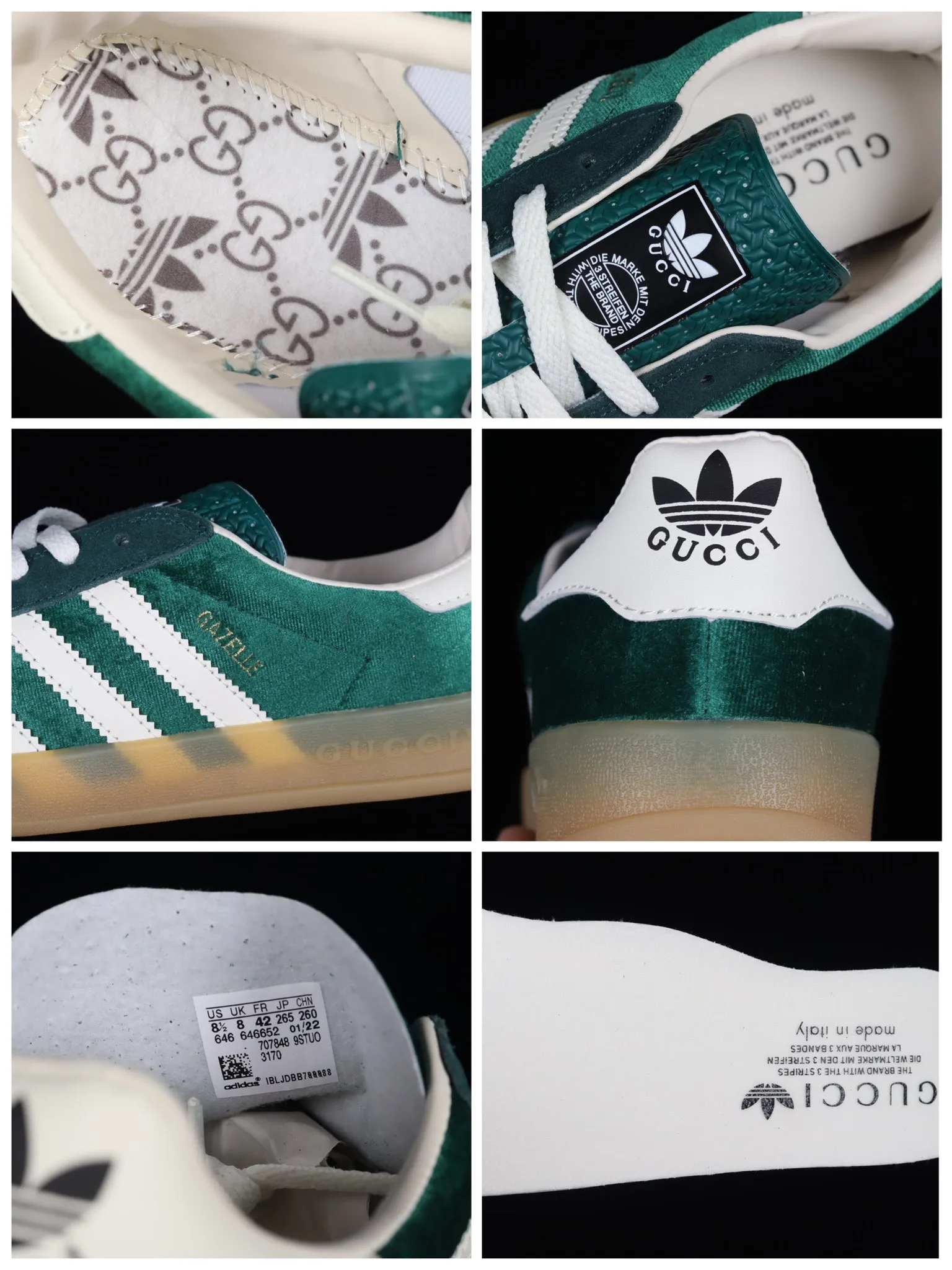 YASSW | Gucci x Adidas Gazelle 'Green Suede': A Fashion Evolution