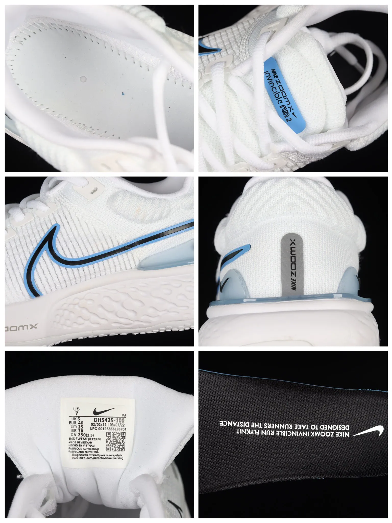 YASSW | Nike ZoomX Invincible Run Flyknit 2 White University Blue: A Runner's Dream