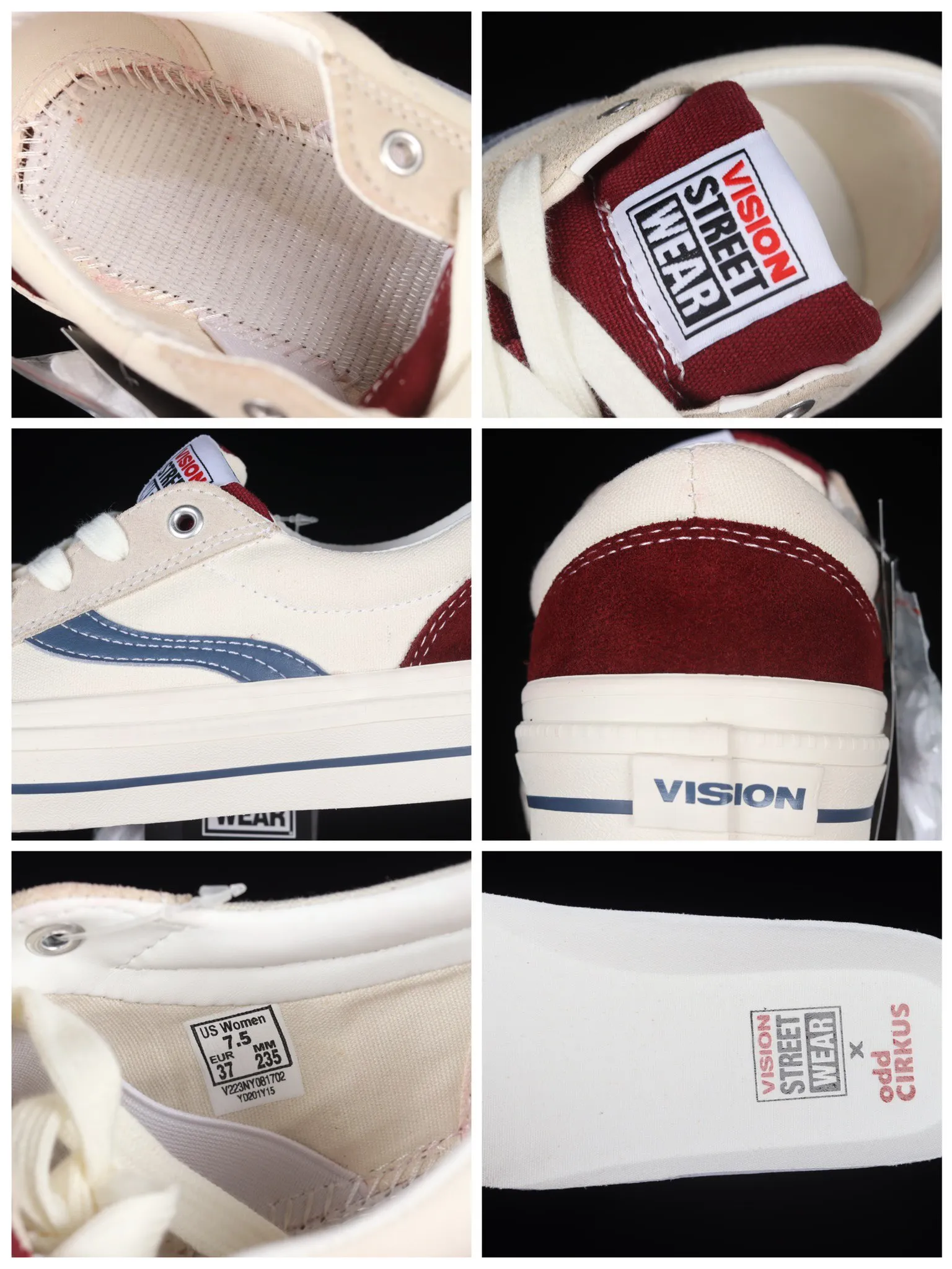 YASSW | Vision Street Wear x Odd Cirkus Classics Retro Skate Shoes: A Timeless Choice for Skateboard Enthusiasts