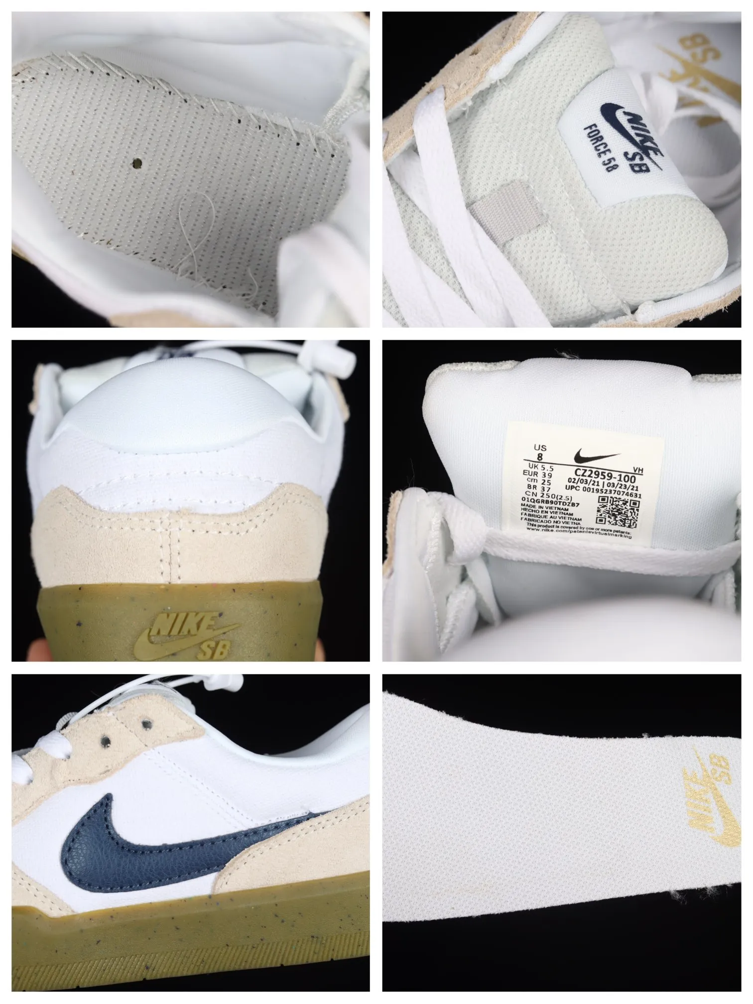 YASSW | Nike Force 58 SB 'White Light Brown Gum' - Authentic or Replica?